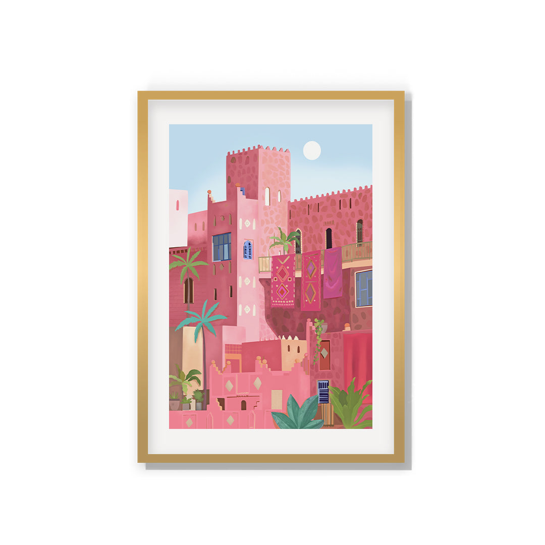 Kashbah Petra Lidze Painting Artwork For Home Wall Decor