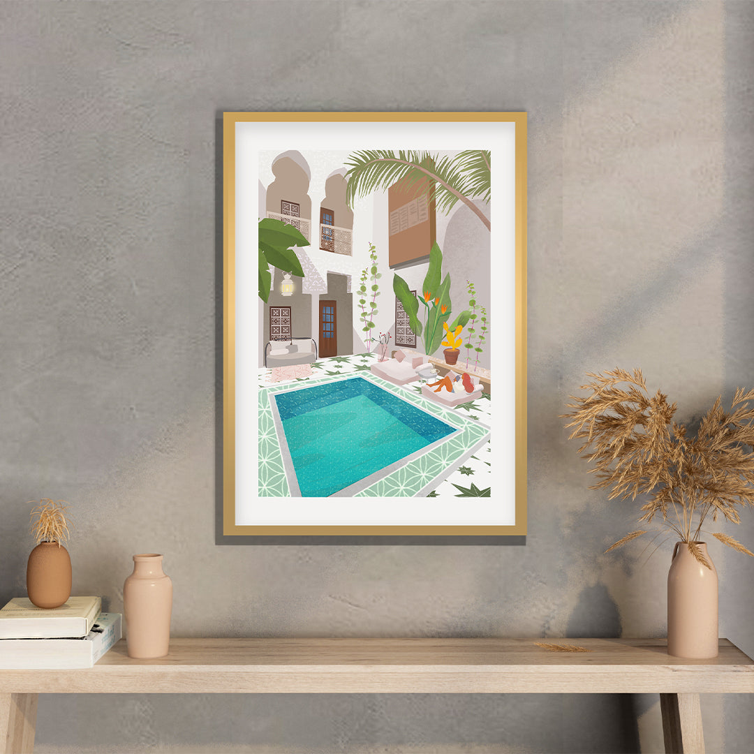 Riad Petra Lidze Painting Artwork For Home Wall Decor