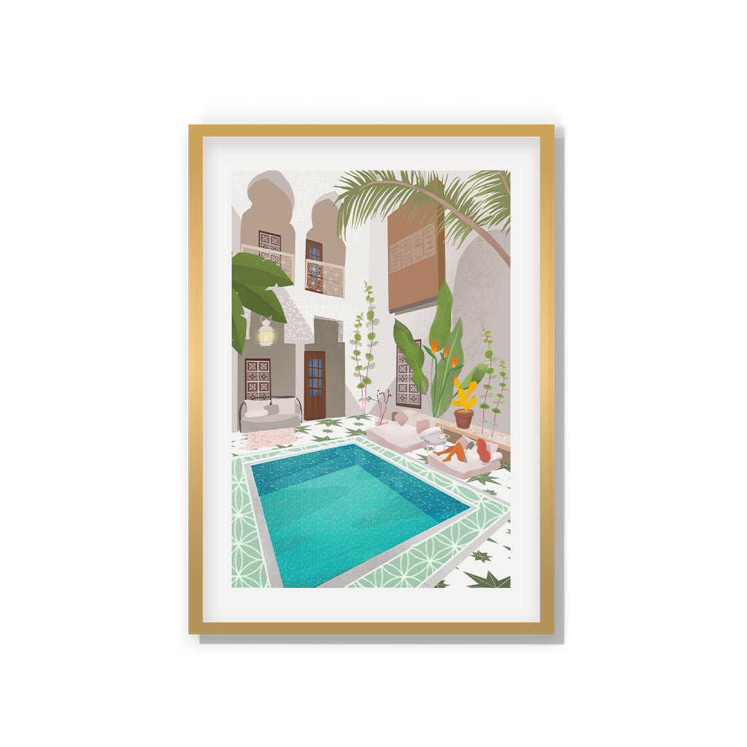 Riad Petra Lidze Painting Artwork For Home Wall Decor