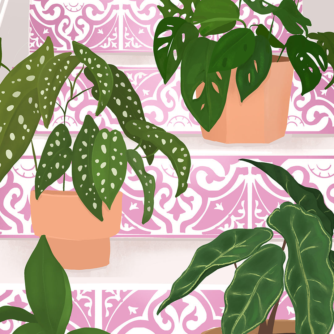 Plants Petra Lidze Painting Artwork For Home Wall Decor