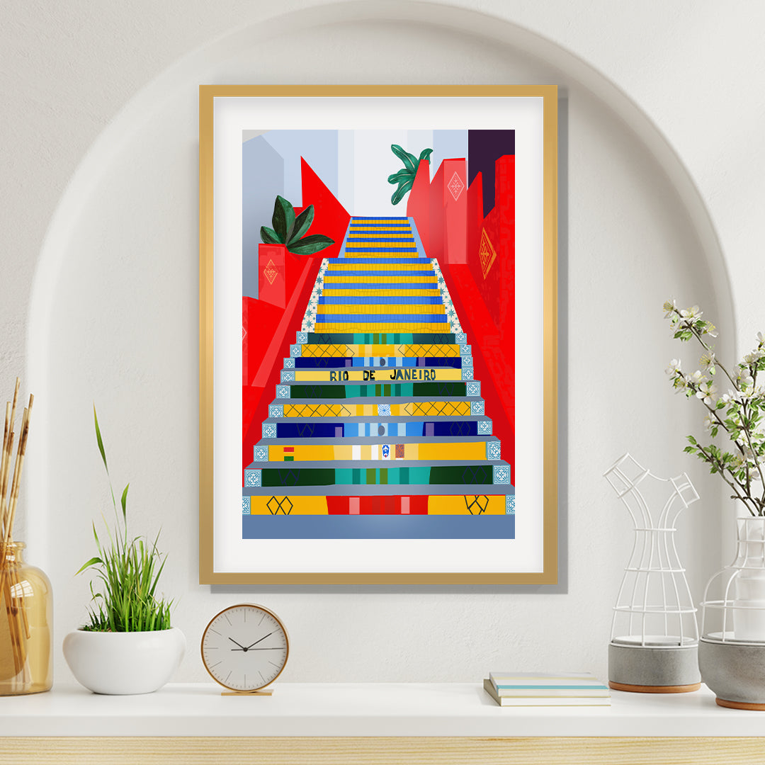 Rio de Janeiro Petra Lidze Painting Artwork For Home Wall Decor