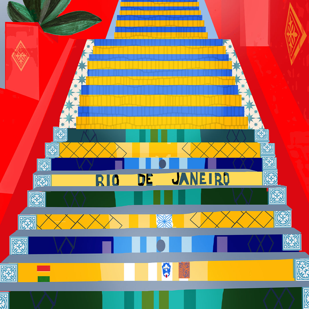 Rio de Janeiro Petra Lidze Painting Artwork For Home Wall Decor