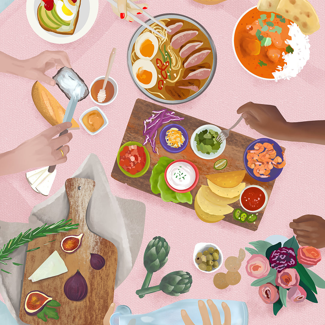 Brunch Petra Lidze Painting Artwork For Home Wall Decor