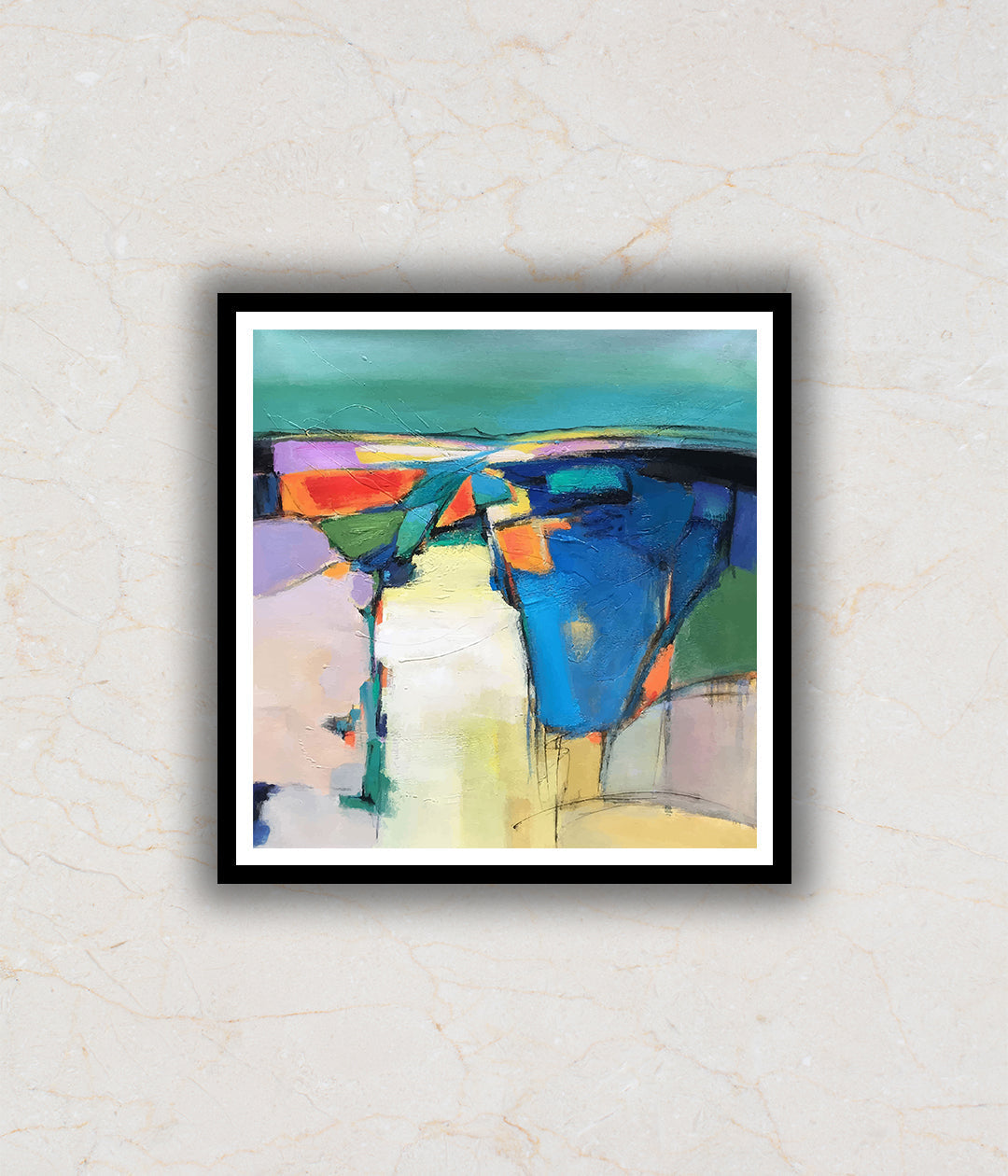 Mosaic Abstract Art Painting For Home Wall Art Decor