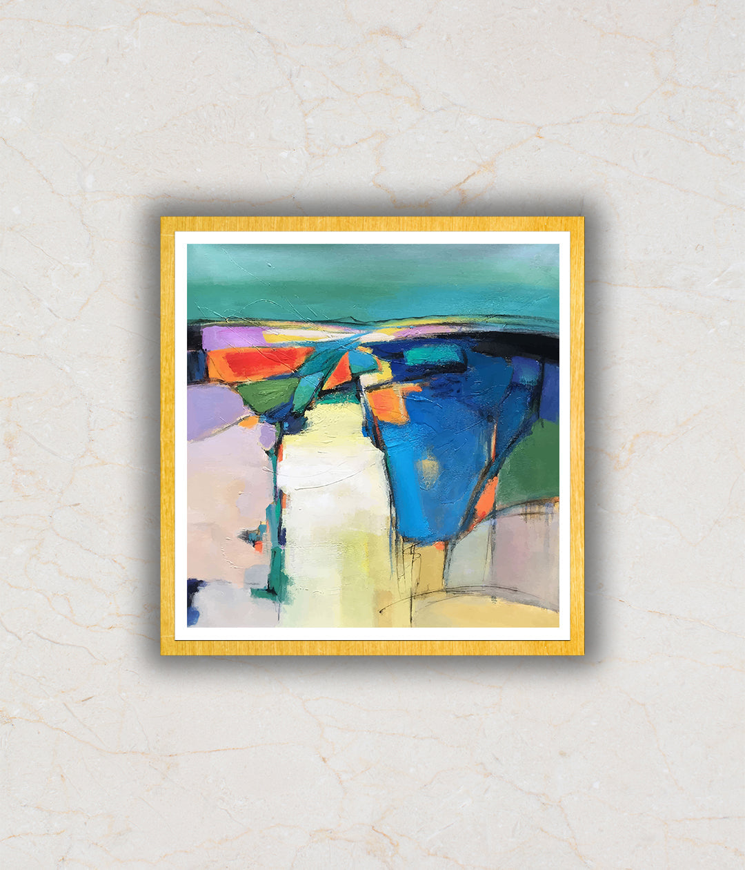 Mosaic Abstract Art Painting For Home Wall Art Decor