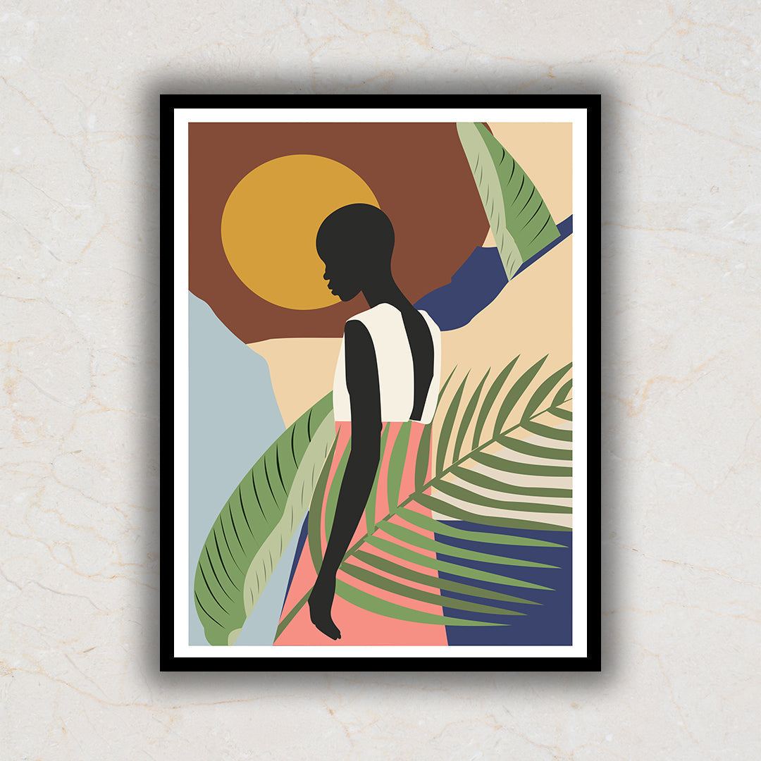 Child of the Dusk Boho Art Painting For Home Wall Art Decor
