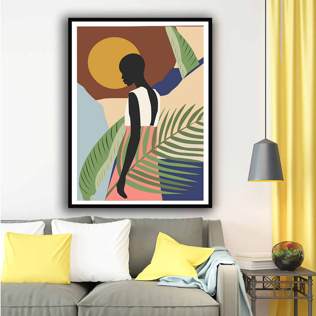 Child of the Dusk Boho Art Painting For Home Wall Art Decor – TheBimba.in