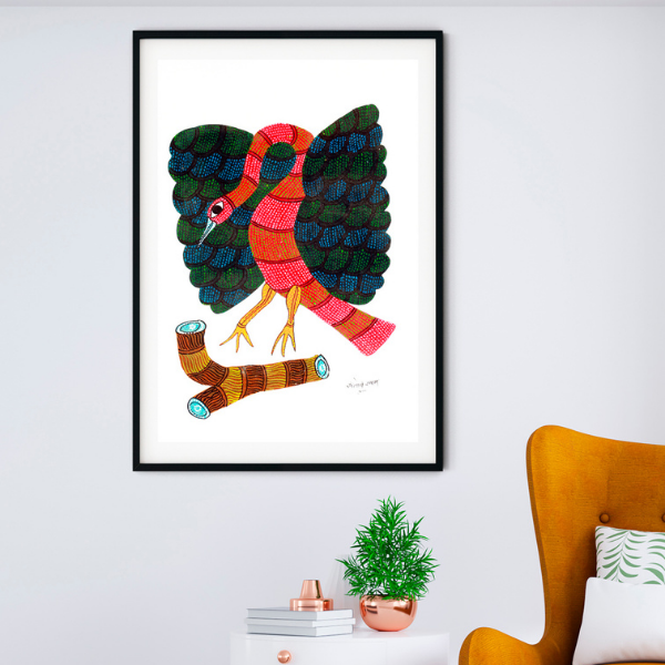 Bird Gond Painting 2